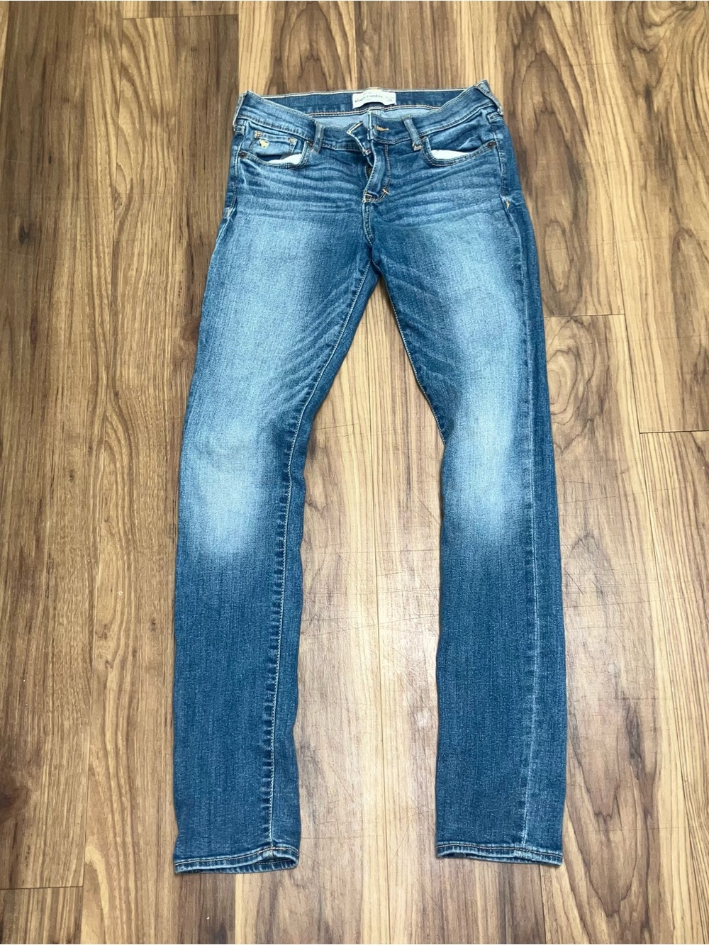 Abercrombie & Fitch Medium Blue Girls' Slim Jeans
